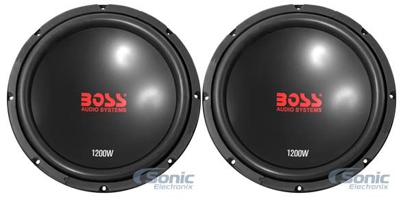 (2) Boss Audio CXX124DVC Subwoofers Image 1