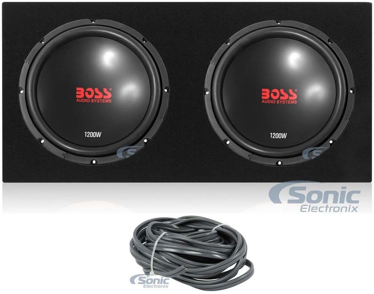 (2) Boss CXX124DVC Sealed Dual Enclosure Image 1