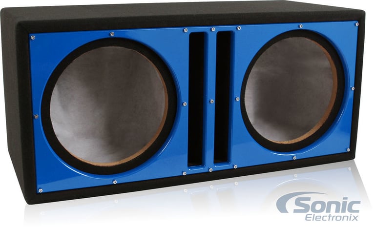 (2) BOSS D10F 10" 1600W Shallow Slim Car Audio Subwoofers + Dual Vented Sub Box Image 14