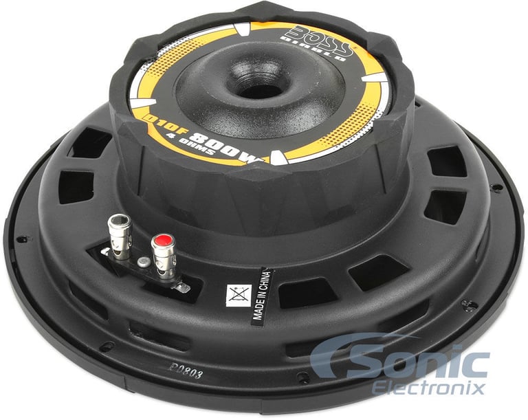 Boss D10F 10" Subwoofer + Sealed Sub Box Enclosure Image 21