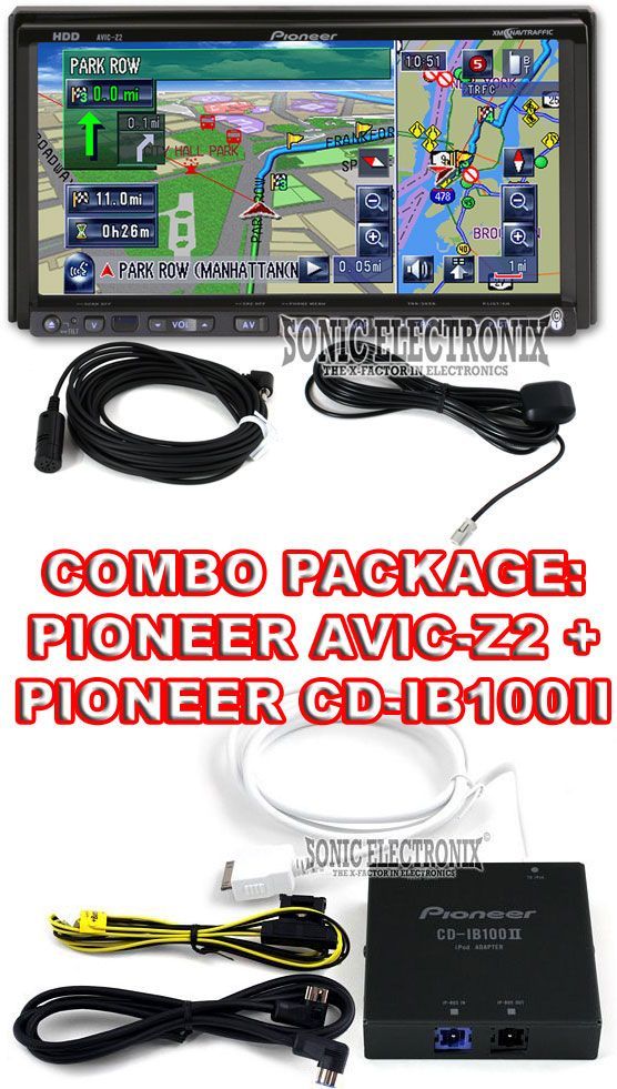 Combo: Pioneer AVIC-Z2 + CD-IB100II Image 1