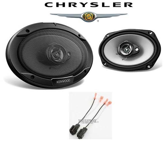 Kenwood 6x9" Rear Factory Speaker Replacement Kit For 2001 Chrysler Sebring Image 1