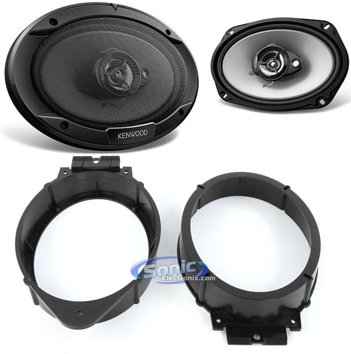 6x9" Front Speaker Replacement Kit For 2014-2017 Chevrolet Chevy Silverado 1500 Image 1