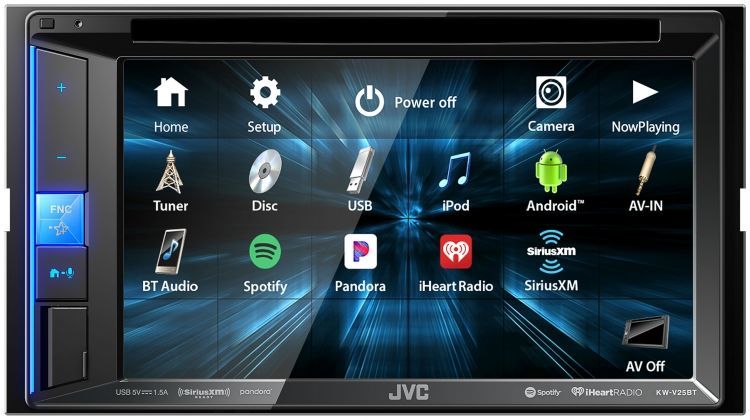 JVC KW-V25BT 6.2" Car Receiver Bluetooth Monitor Sirius XM/iphone/Android+Camera Image 23