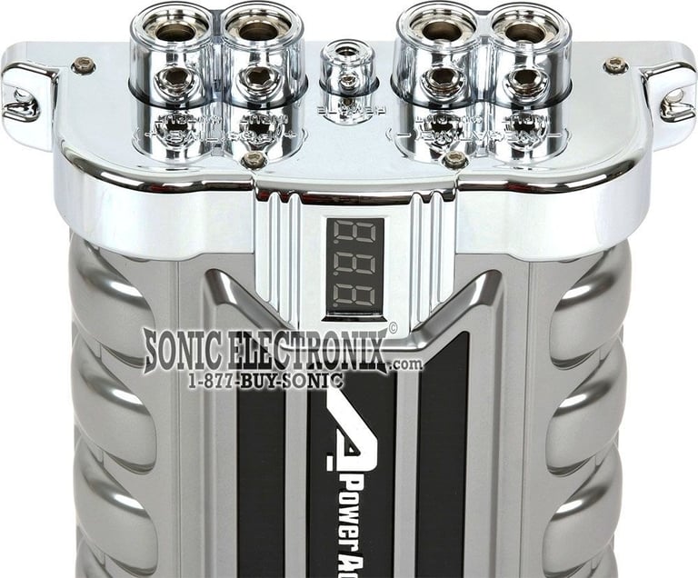 POWER ACOUSTIK 30 FARAD CAR DIGITAL CAPACITOR+AMP KIT Image 4