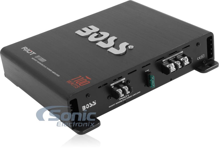 Boss 1100W Monoblock Car Audio Amplifier (2 Pack) & 8 Gauge Amp Kit (2 Pack) Image 3