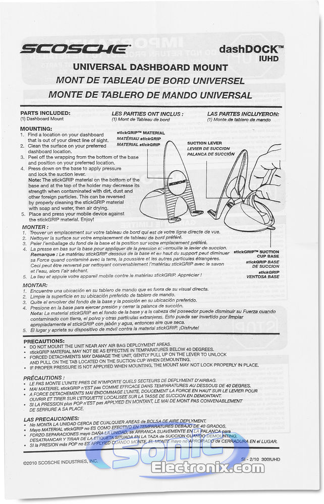 Scosche cellMOUNT IUHD Image 3