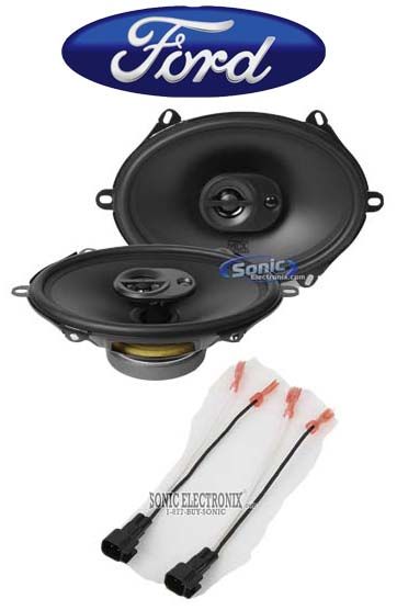 MTX Rear Speaker Replacement Kit For 1999-2004 Ford F-250/350/450/550 Image 1