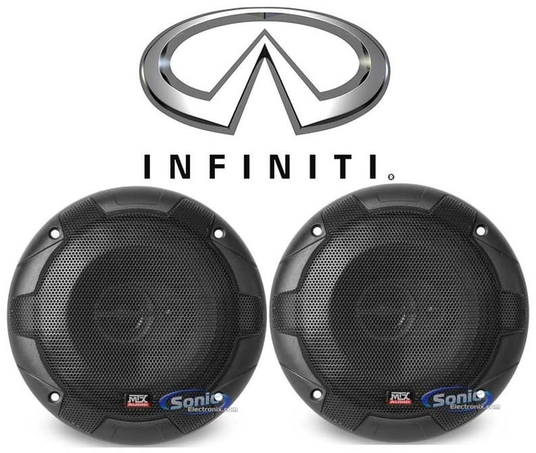 MTX 6.5" Rear Speaker Replacement For 1997-2003 INFINITI QX4 Image 1