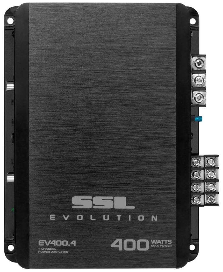 SoundStorm (SSL) EV400.4 + 4 JVC 300W 6-1/2" 2-Way Coaxial Car Speakers Image 3
