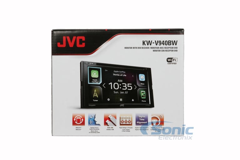 JVC KW-V940BW (KWV940BW) + Premium Aluminum Backup Camera Image 5