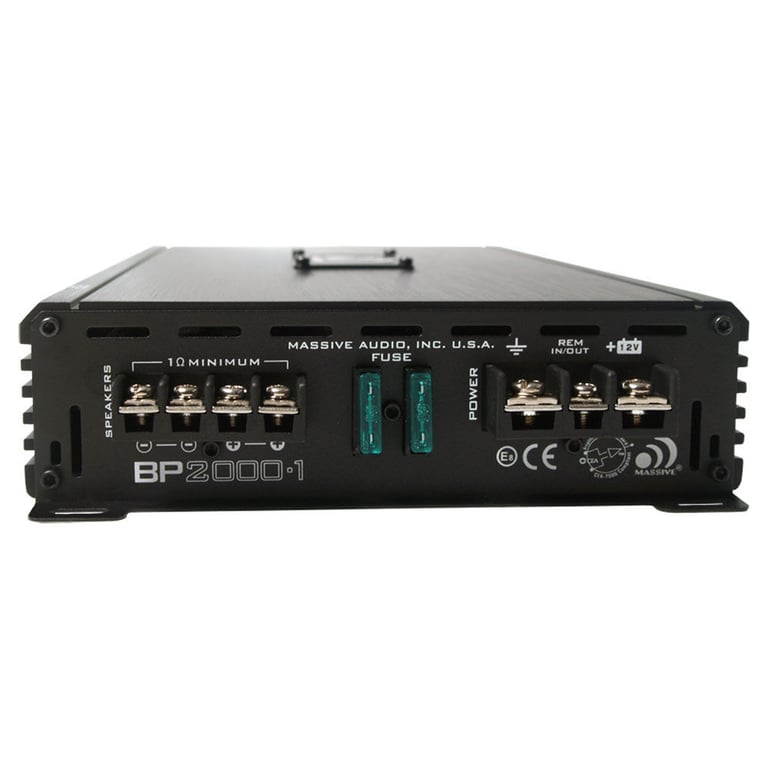 Massive Audio BP2000.1 + FREE Premium 4 Gauge Amplifier Wiring Kit Image 5