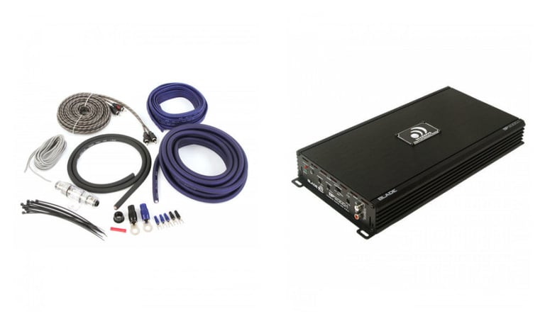 Massive Audio BP2000.1 + FREE Premium 4 Gauge Amplifier Wiring Kit Image 1