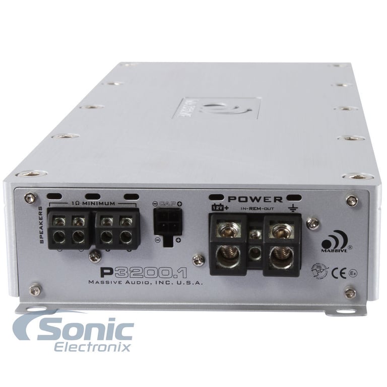 P32000.1 Massive Audio + FREE 100% OFC NVX 4 Gauge Amplifier Wire Kit Image 19