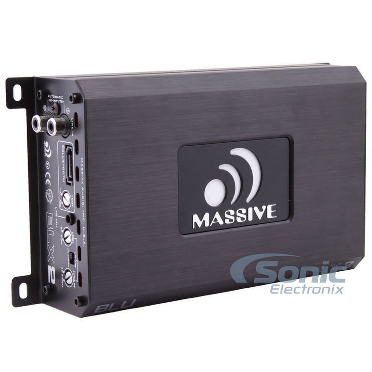 Massive Audio BLX2 480 Watt Amp + 12" Diamond Audio 12" Subwoofer Image 2