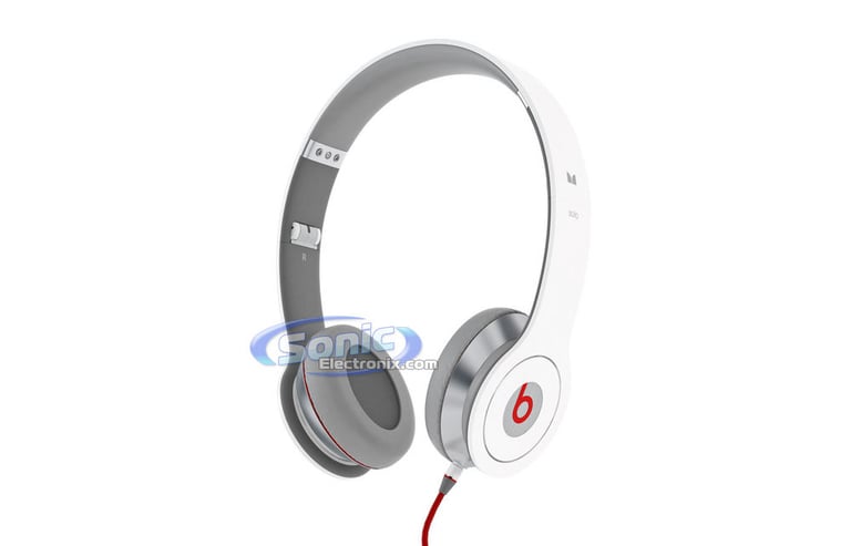 Beats by Dr. Dre SOLO White On-Ear Headphones Image 3