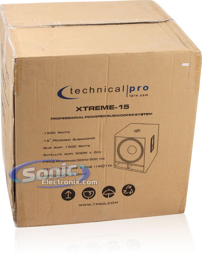 Technical Pro XTREME-1501 Open Box (Complete) Image 5
