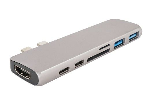 XRGO XTC2HUB 7-port Dual USB Type C Hub for 13"/15" Macbook Pro 2016-2019 Image 1