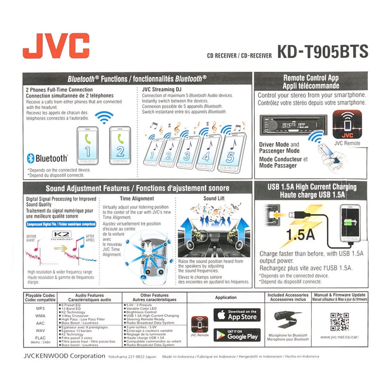 JVC KD-T905BTS Image 5