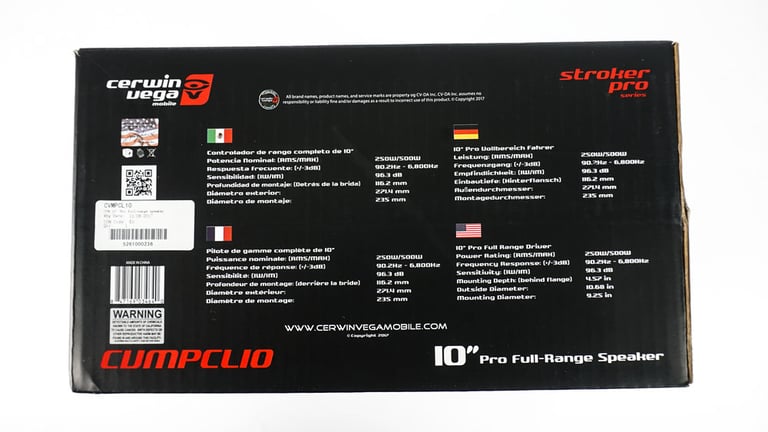 Cerwin Vega CVMPCL10 (Sold Individually) (Open Box, Great) Image 10