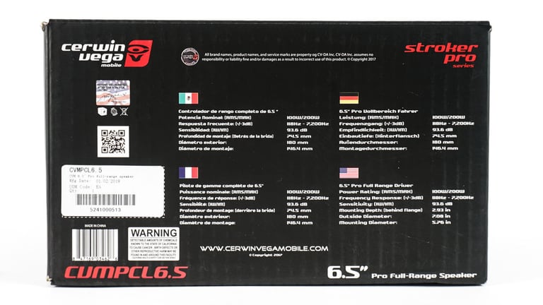 Cerwin Vega CVMPCL6.5 (Sold Individually) (Open Box, Great) Image 9