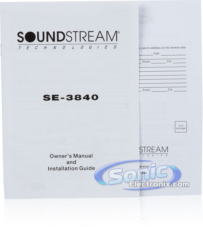Soundstream SE-3840 Image 8