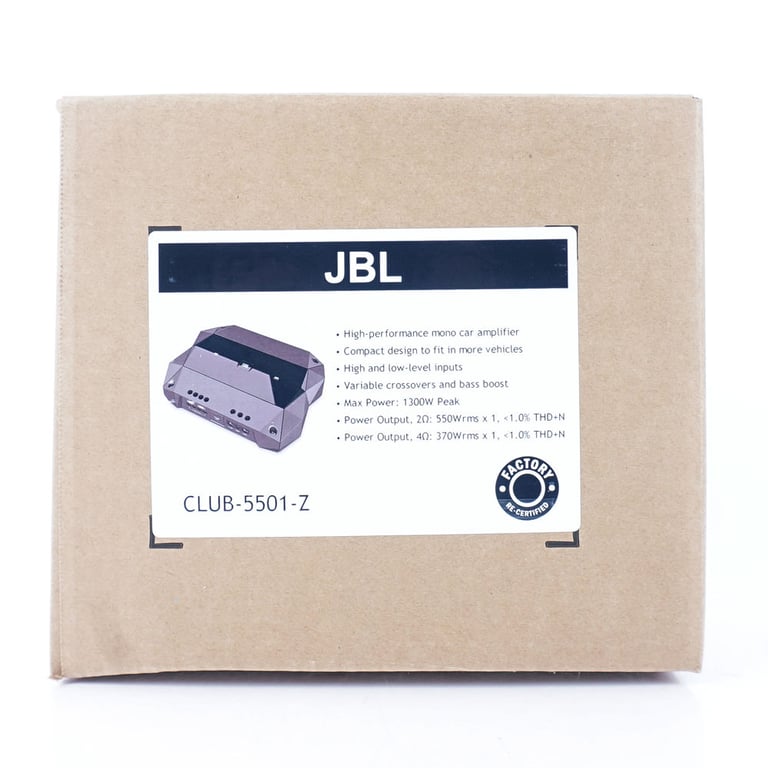 JBL CLUB-5501 Monoblock Amplifier (Renewed) Image 6