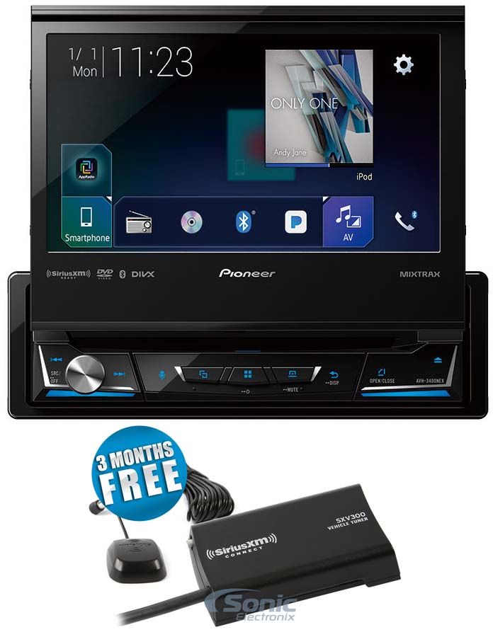 Pioneer AVH-3400NEX + SiriusXM Tuner Image 1