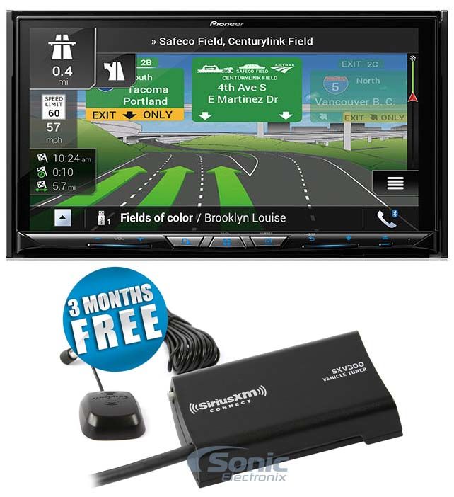 Pioneer AVIC-W8400NEX + FREE SiriusXM Tuner Image 1