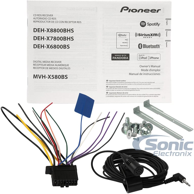 Pioneer DEH-X7800BHS + SiriusXM Tuner Image 24