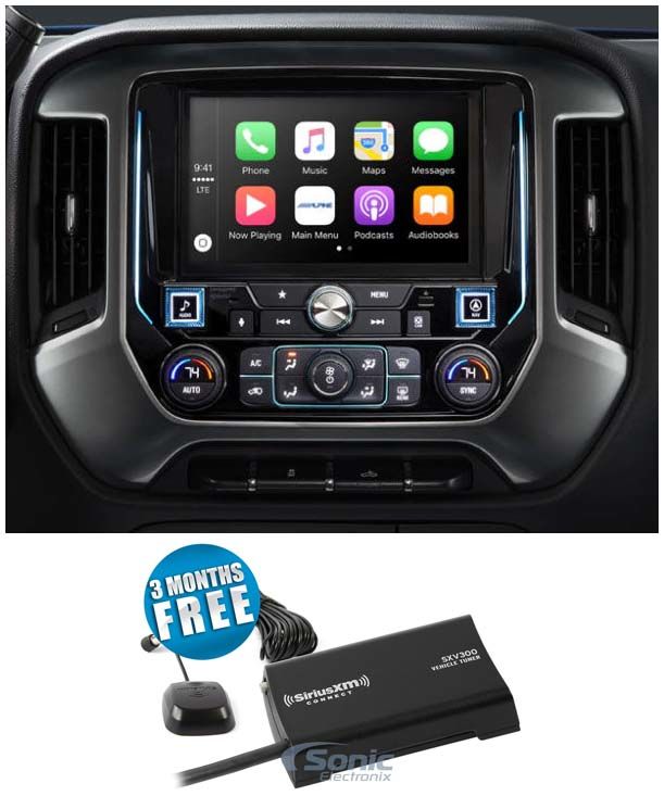 Alpine Restyle Kit i209-GM + FREE SiriusXM Tuner Image 1