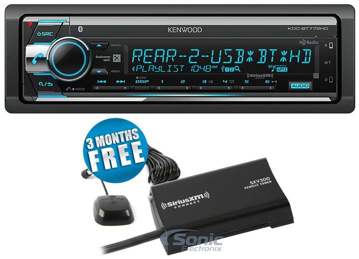 Kenwood KDC-BT772HD Stereo + SiriusXM Tuner Image 1