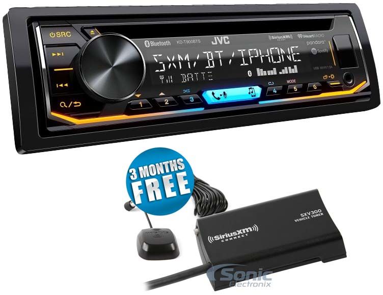 JVC KD-T900BTS Stereo + SiriusXM Tuner Image 1