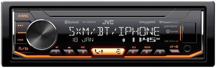 JVC KD-X360BTS Stereo + SiriusXM Tuner Image 9