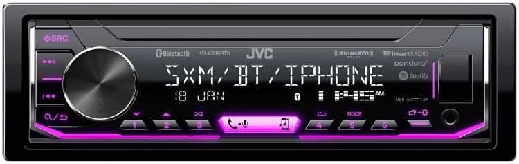 JVC KD-X360BTS Stereo + SiriusXM Tuner Image 10