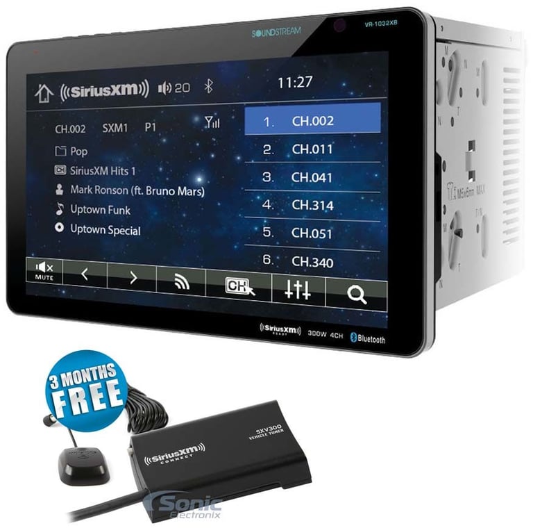 Soundstream VR-1032XB + FREE SiriusXM Tuner Image 1