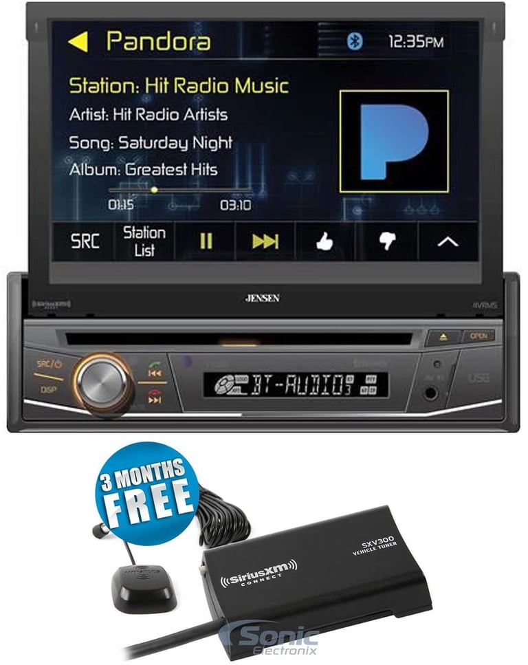 Jensen VX3518 + SiriusXM Tuner Image 1