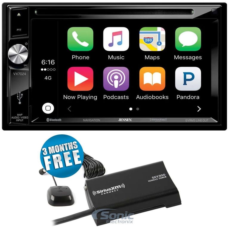 Jensen VX7024 + SiriusXM Tuner Image 1