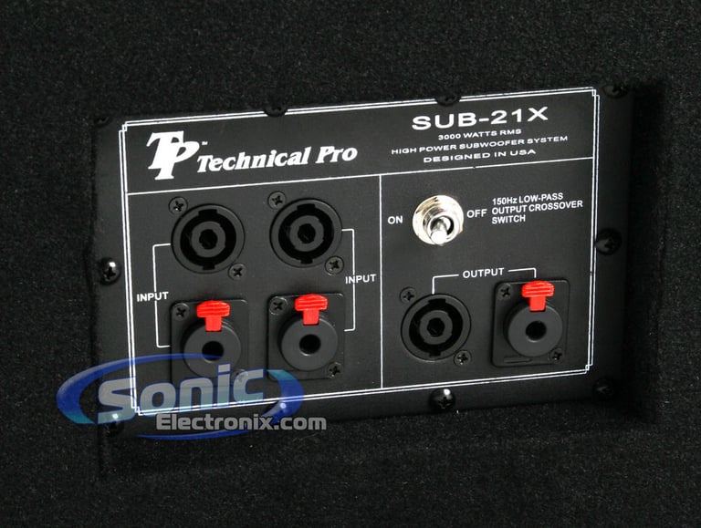 Technical Pro SUB-21X Image 4