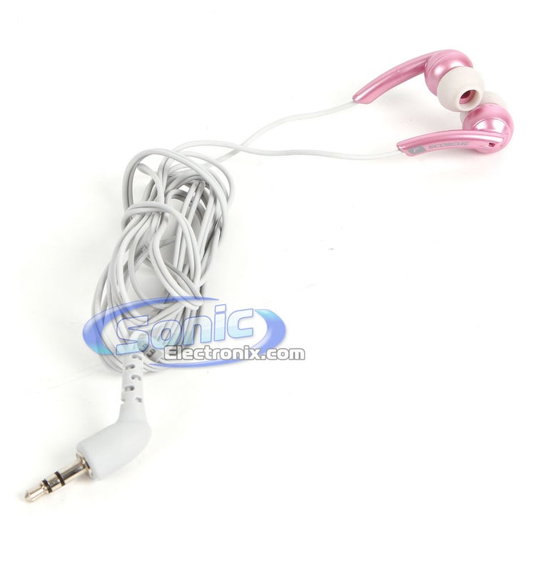 Scosche HP6P thudBUDS In-Ear Headphones/Earbuds (Pink) Image 2