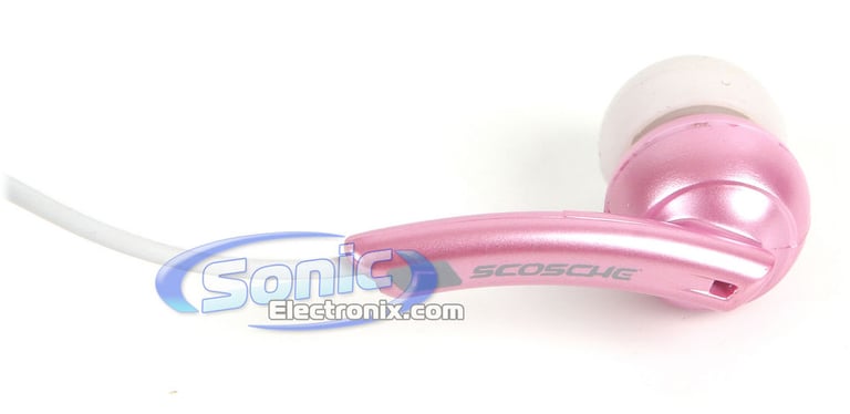Scosche HP6P thudBUDS In-Ear Headphones/Earbuds (Pink) Image 3