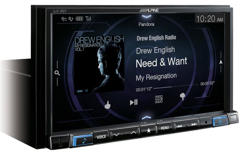 Alpine iLX-207 - Apple CarPlay and Android Auto Car Stereo Image 2