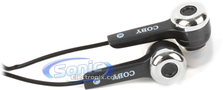 Coby CVE52BLK Jammerz (Black CVE52) Stereo Earphones Image 1