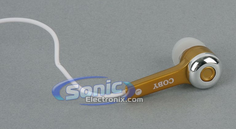 Coby CVE52YEL Jammerz (Yellow/Gold CVE52) Stereo Headphones Image 3