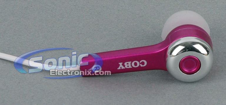 Coby CVE52PNK Jammerz (Pink CVE52) Stereo Earphones Image 3