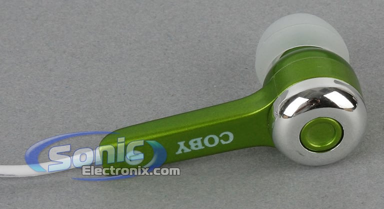 Coby CVE52GRN Jammerz (Green CVE52) Stereo Earphones Image 3