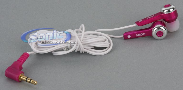 Coby CVE52PNK Jammerz (Pink CVE52) Stereo Earphones Image 2