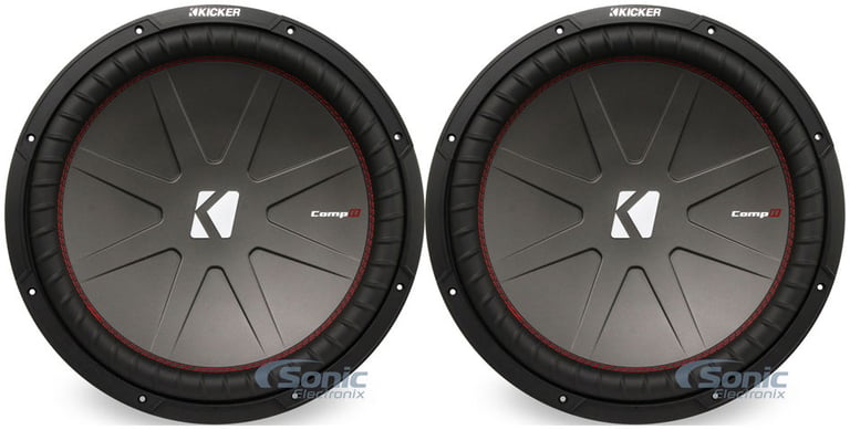 (2) Kicker 43CWR152 COMPR15 15" 3200 Watt Car Audio Subwoofers Subs CWR15-2 Image 1