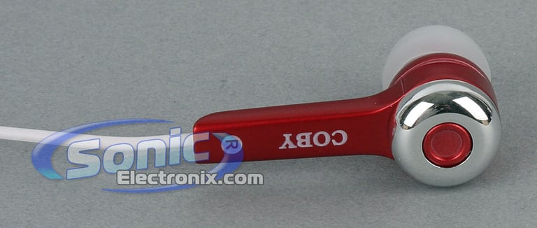 Coby CVE52RED Jammerz (Red CVE52) Stereo Headphones Image 3
