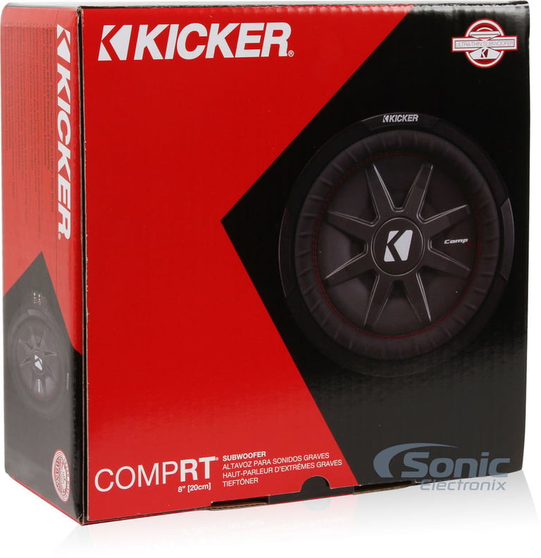 (2) Kicker 43CWRT81 COMPRT8 8" 1200 Watt DVC 1-Ohm Car Audio Subwoofers Subs Image 10